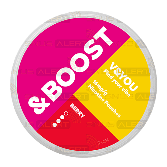 &Boost Berry 16 mg/g V&YOU Boost Berry
